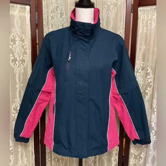 THE WEATHER CO. CONVERTIBLE RAIN JACKET - SZ XS - Picture 2 of 11